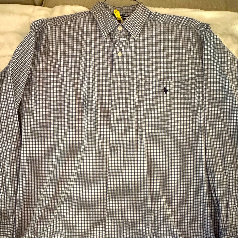 Men’s Ralph Lauren button down long sleeve shirt